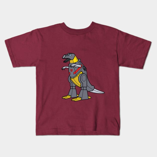 Grimlock Classic Kids T-Shirt by Hell Creek Studios